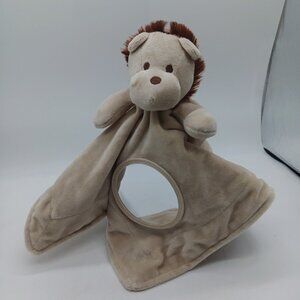Lion Plush Snuggle Blankie Lovey Crinkles Security Blanket 13" Mirror Plush